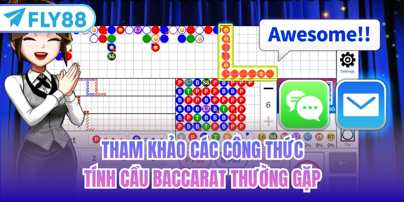 Tham khảo các công thức tính cầu Baccarat thường gặp